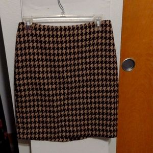 Talbot's Petites Skirt, brown and tan, size 2p